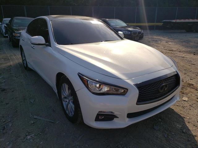 INFINITI Q50 BASE 2015 with VIN JN1BV7AR7FM421296 - Photo from auction