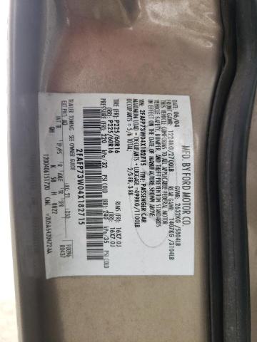 Photo 10 from auction – 2004 FORD CROWN VICT with VIN 2FAFP73W04X182715