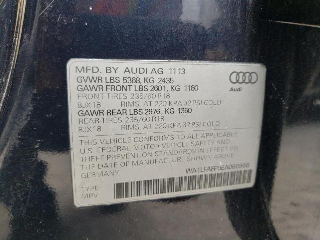 Foto 10 de la subasta – 2014 AUDI Q5 PREMIUM con VIN WA1LFAFP0EA066968