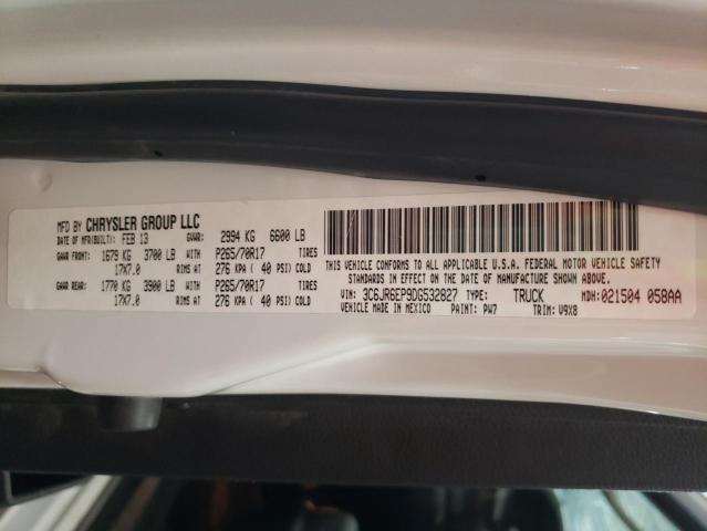 Photo 10 from auction – 2013 RAM 1500 SLT with VIN 3C6JR6EP9DG532827