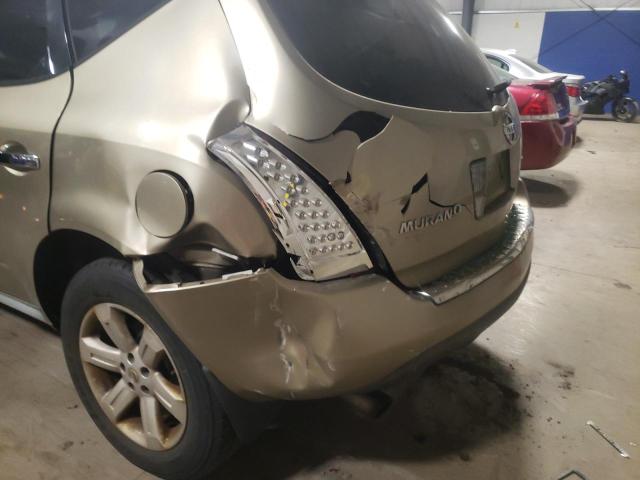Photo 9 from auction – 2007 NISSAN MURANO SL with VIN JN8AZ08WX7W648640