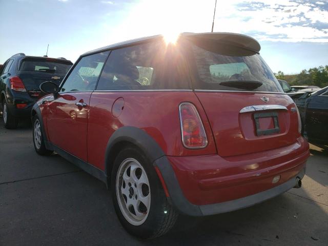 Photo 3 from auction – 2002 MINI COOPER with VIN WMWRC33492TC34749