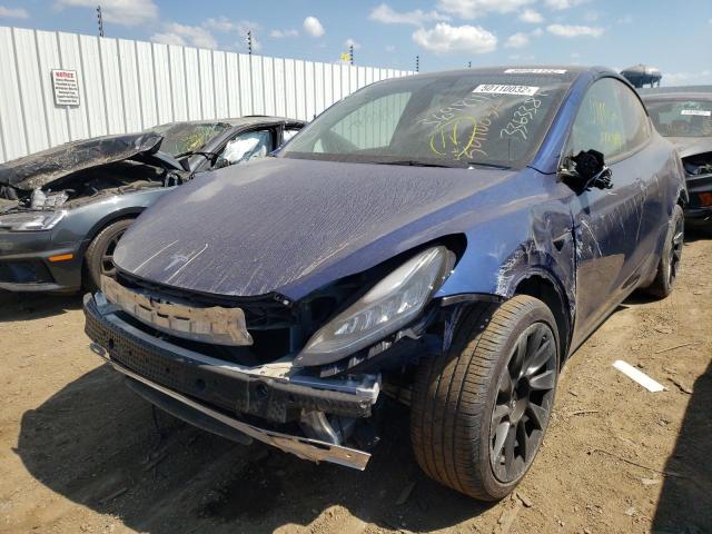 Photo 2 from auction – 2022 TESLA MODEL Y with VIN 7SAYGDEE8NF336338