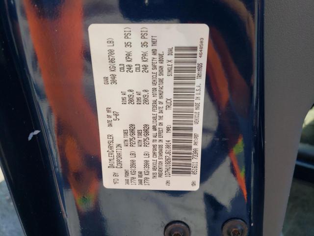 Photo 10 from auction – 2007 DODGE RAM 1500 S with VIN 1D7HU18267J610014