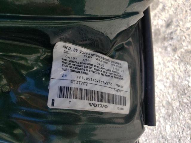 Photo 10 from auction – 1998 VOLVO V70 with VIN YV1LW5540W2374572