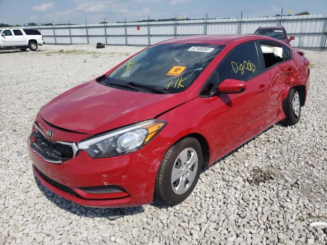 Photo 2 from auction – 2016 KIA FORTE LX with VIN KNAFK4A66G5495491