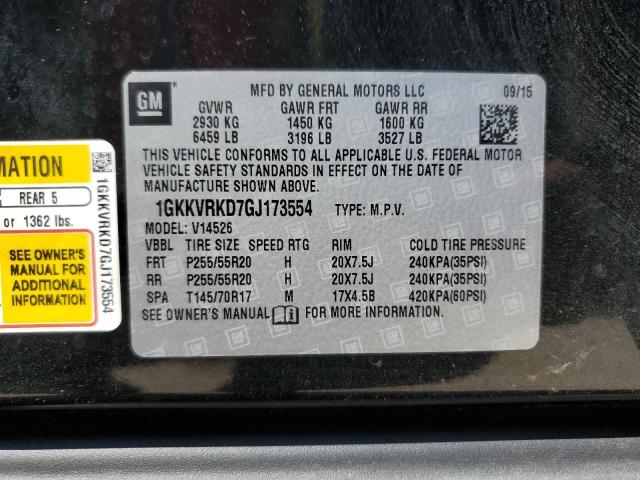 Photo 10 from auction – 2016 GMC ACADIA SLT with VIN 1GKKVRKD7GJ173554