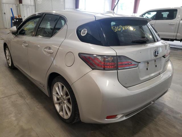 Photo 3 from auction – 2012 LEXUS CT 200 with VIN JTHKD5BH8C2112825