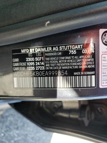 Photo 10 from auction – 2014 MERCEDES-BENZ E 350 with VIN WDDHF5KB0EA999854