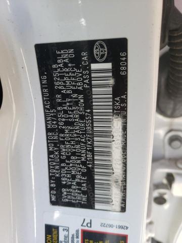 Photo 10 from auction – 2015 TOYOTA CAMRY LE with VIN 4T1BF1FK7FU955574
