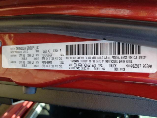 Photo 10 from auction – 2013 RAM 1500 ST with VIN 3C6JR7ATXDG521893