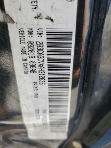 Photo 10 from auction – 2010 DODGE CHARGER SX with VIN 2B3CA3CVXAH312635