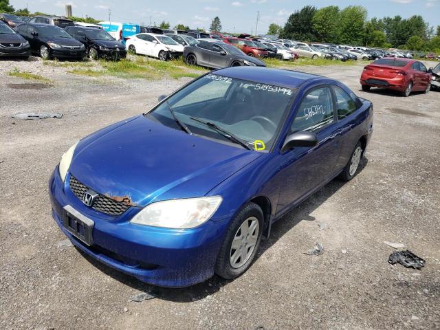 Photo 2 from auction – 2004 HONDA CIVIC DX with VIN 1HGEM22274L812860