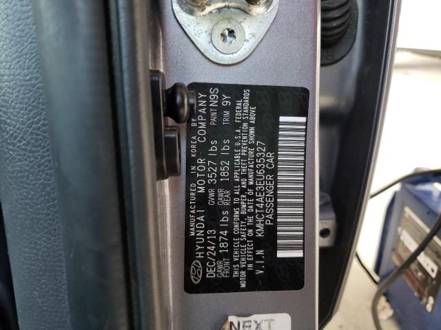 Photo 10 from auction – 2014 HYUNDAI ACCENT GLS with VIN KMHCT4AE3EU635327