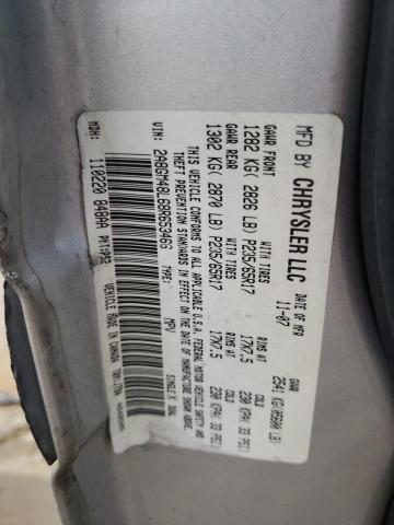 Photo 10 from auction – 2008 CHRYSLER PACIFICA L with VIN 2A8GM48L68R653466