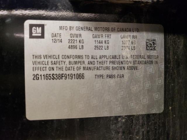 Photo 10 from auction – 2015 CHEVROLET IMPALA LTZ with VIN 2G1165S38F9191066