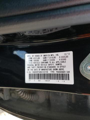 Photo 10 from auction – 2014 HONDA ACCORD SPO with VIN 1HGCR2F58EA100738