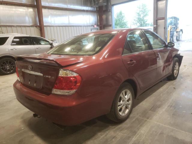 Photo 4 from auction – 2005 TOYOTA CAMRY LE with VIN 4T1BE30K05U422696