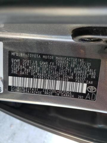 صورة رقم 10 من المزاد - 2005 TOYOTA COROLLA CE مع VIN 2T1BR32E65C483998