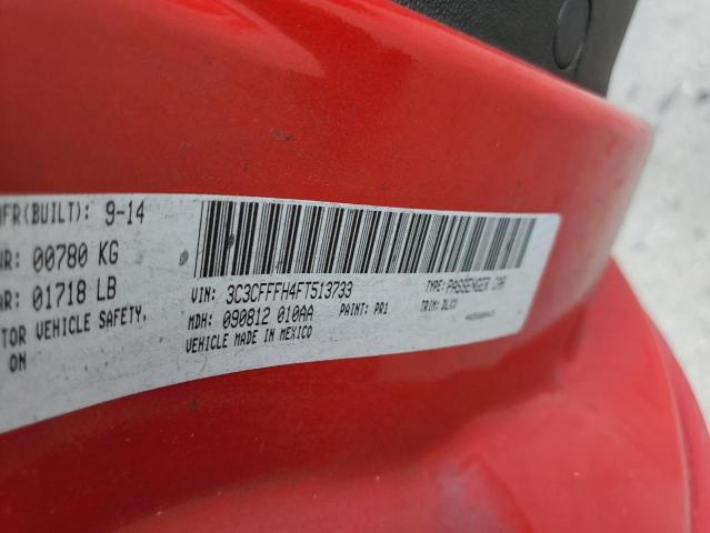Photo 10 from auction – 2015 FIAT 500 ABARTH with VIN 3C3CFFFH4FT513733