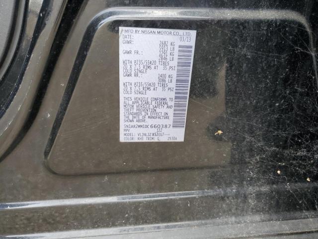 Photo 10 from auction – 2013 NISSAN PATHFINDER with VIN 5N1AR2MM1DC660387
