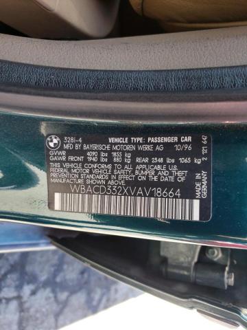 Photo 10 from auction – 1997 BMW 3 SERIES with VIN WBACD332XVAV18664