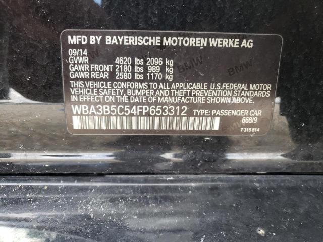 Photo 10 from auction – 2015 BMW 328 XI SUL with VIN WBA3B5C54FP653312