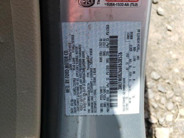 Photo 10 from auction – 2006 MERCURY MILAN PREM with VIN 3MEFM08Z66R638536