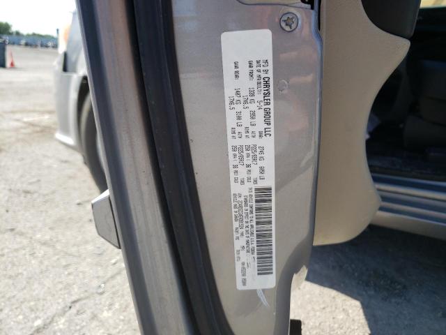 Photo 10 from auction – 2014 DODGE GRAND CARA with VIN 2C4RDGCGXER391524