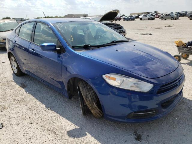 DODGE DART SE 2013 with VIN 1C3CDFAH5DD296581 - Photo from auction