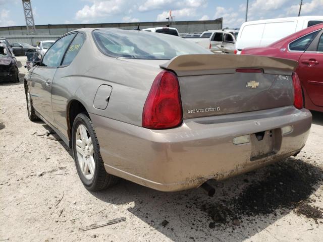 Photo 3 from auction – 2006 CHEVROLET MONTE CARL with VIN 2G1WK151669236252