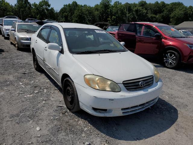 TOYOTA COROLLA CE 2003 with VIN 2T1BR38E83C124267 - Photo from auction