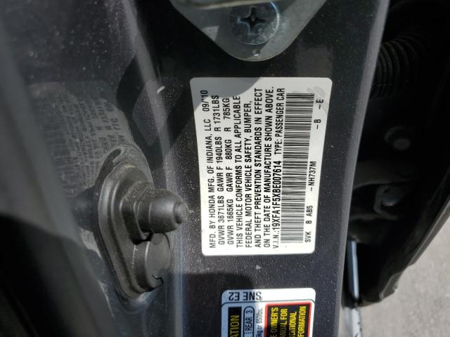 Photo 10 from auction – 2011 HONDA CIVIC LX with VIN 19XFA1F5XBE007614
