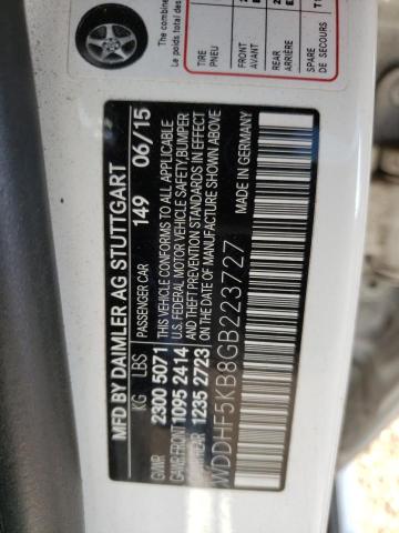 Photo 10 from auction – 2016 MERCEDES-BENZ E 350 with VIN WDDHF5KB8GB223727