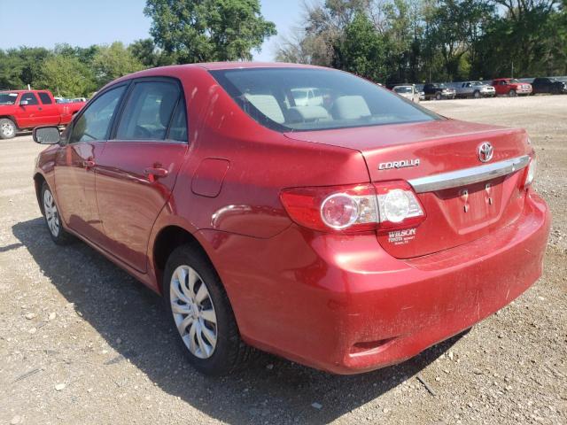 Photo 3 from auction – 2013 TOYOTA COROLLA BA with VIN 5YFBU4EE3DP107855
