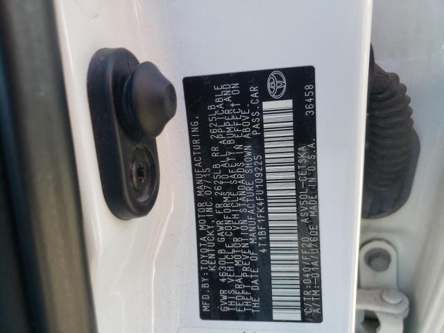 Photo 10 from auction – 2015 TOYOTA CAMRY LE with VIN 4T1BF1FK4FU109225