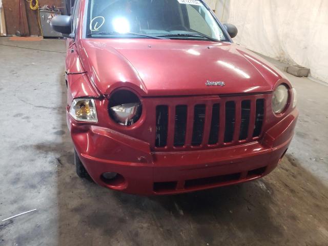 Photo 9 from auction – 2007 JEEP COMPASS with VIN 1J8FF47W17D131749