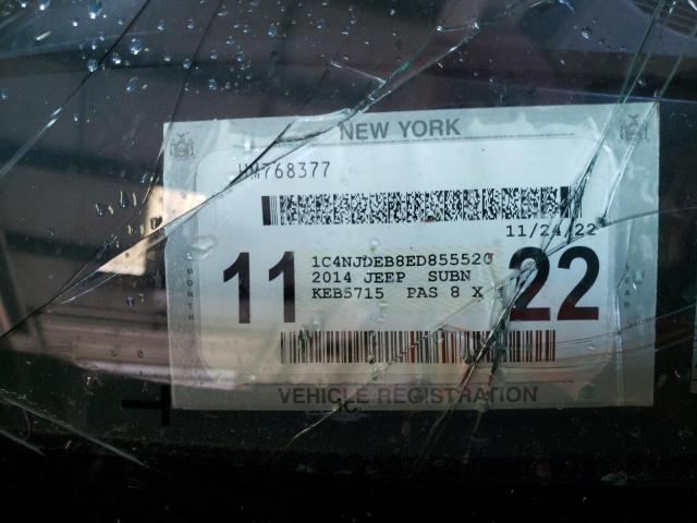 Photo 10 from auction – 2014 JEEP COMPASS LA with VIN 1C4NJDEB8ED855520