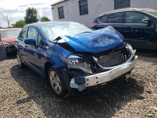 HONDA CIVIC LX 2014 with VIN 19XFB2F57EE209592 - Photo from auction