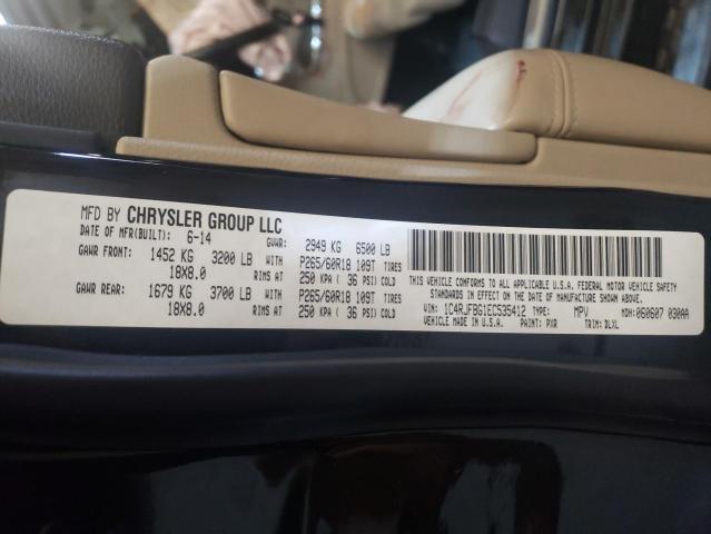 Photo 10 from auction – 2014 JEEP GRAND CHER with VIN 1C4RJFBG1EC535412