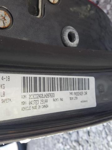 Photo 10 from auction – 2018 DODGE CHALLENGER with VIN 2C3CDZAG9JH287633