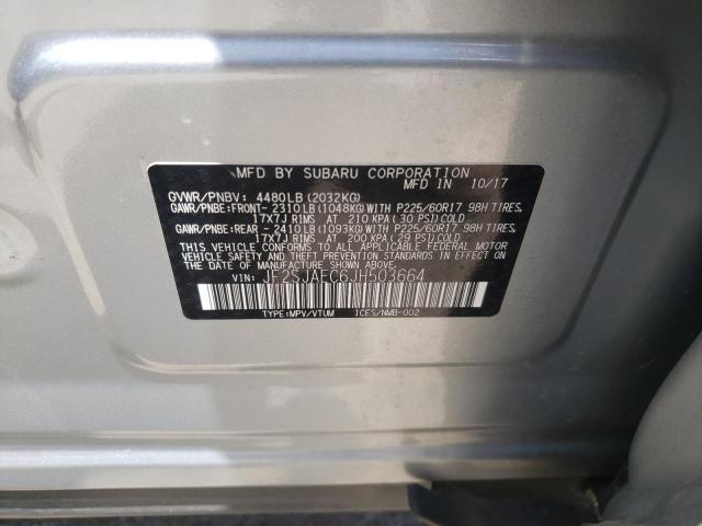 Photo 10 from auction – 2018 SUBARU FORESTER 2 with VIN JF2SJAEC6JH503664