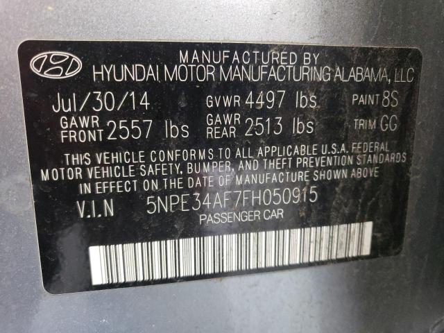 Photo 10 from auction – 2015 HYUNDAI SONATA SPO with VIN 5NPE34AF7FH050915