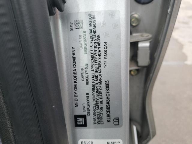 Photo 10 from auction – 2017 CHEVROLET SPARK with VIN KL8CB6SA8HC783085