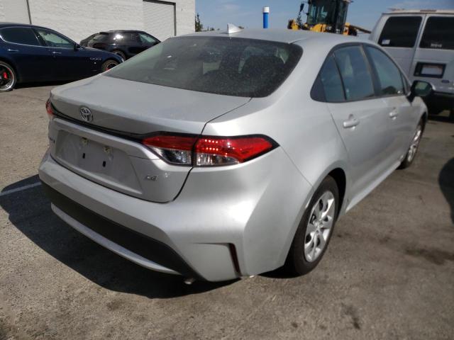 Photo 4 from auction – 2021 TOYOTA COROLLA LE with VIN 5YFEPMAE3MP178581
