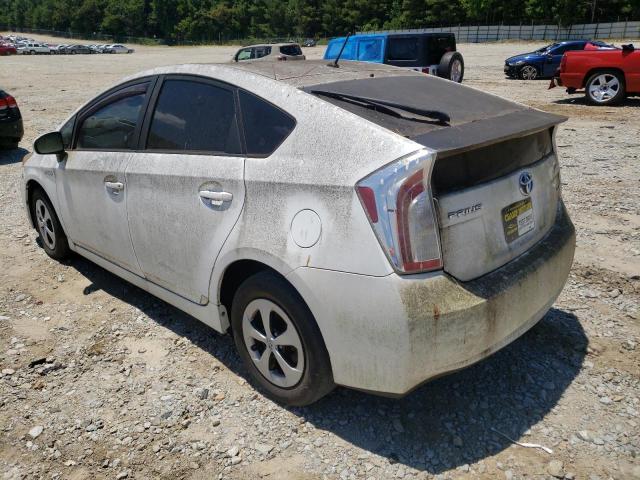 Photo 3 from auction – 2012 TOYOTA PRIUS with VIN JTDKN3DU9C5402843