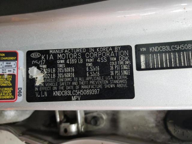 Photo 10 from auction – 2017 KIA NIRO FE with VIN KNDCB3LC5H5089397