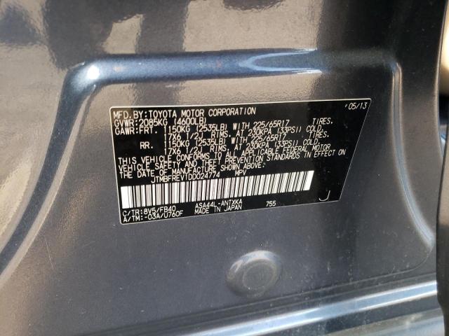 Photo 10 from auction – 2013 TOYOTA RAV4 LE with VIN JTMBFREV1DD024774