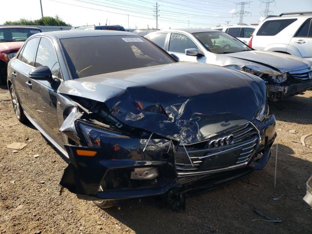 AUDI A4 PREMIUM 2018 with VIN WAUDNAF44JA031960 - Photo from auction