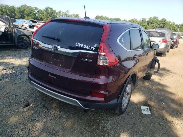 Photo 4 from auction – 2015 HONDA CR-V EXL with VIN 2HKRM4H71FH701680